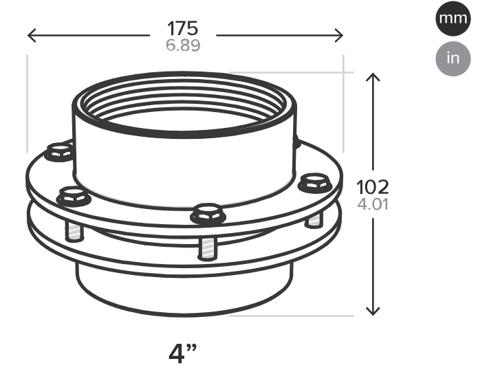 Drawing of JT fountain Cable Inlet